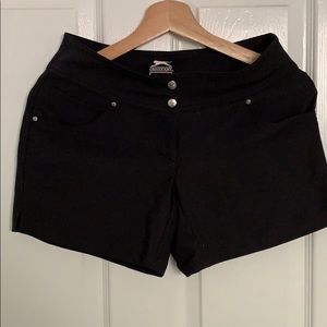 Black athletic shorts
